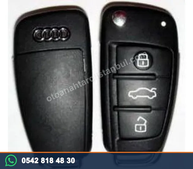Audi A3 kumandalı katlanır anahtarlar