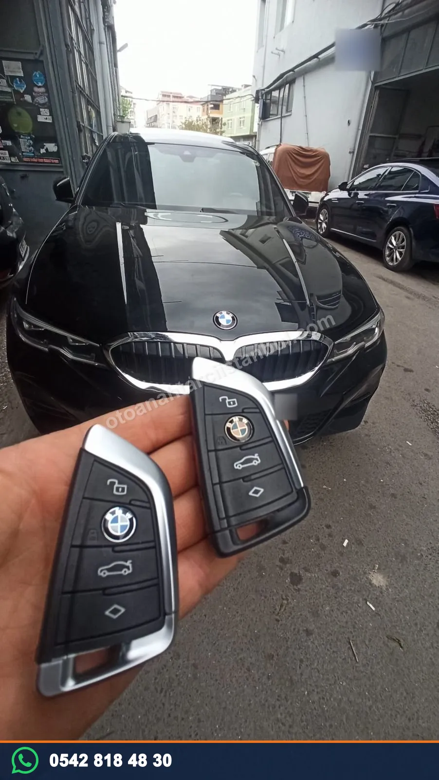 2023 BMW 320 (G20) için yapılan yedek anahtar