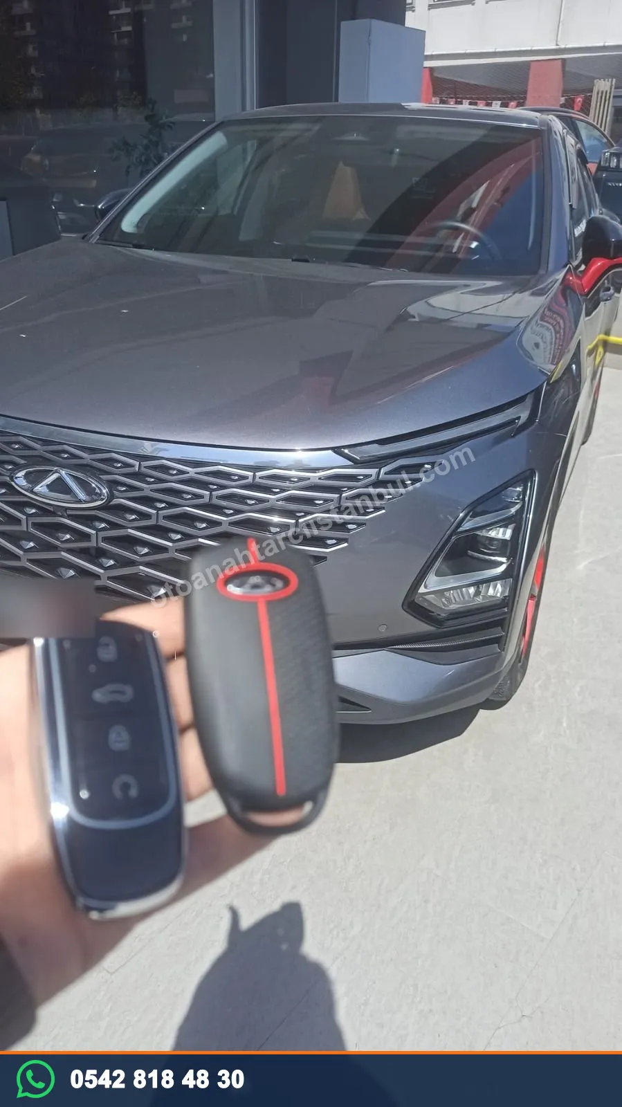 Chery Omoda 5 için yapılan yedek anahtar